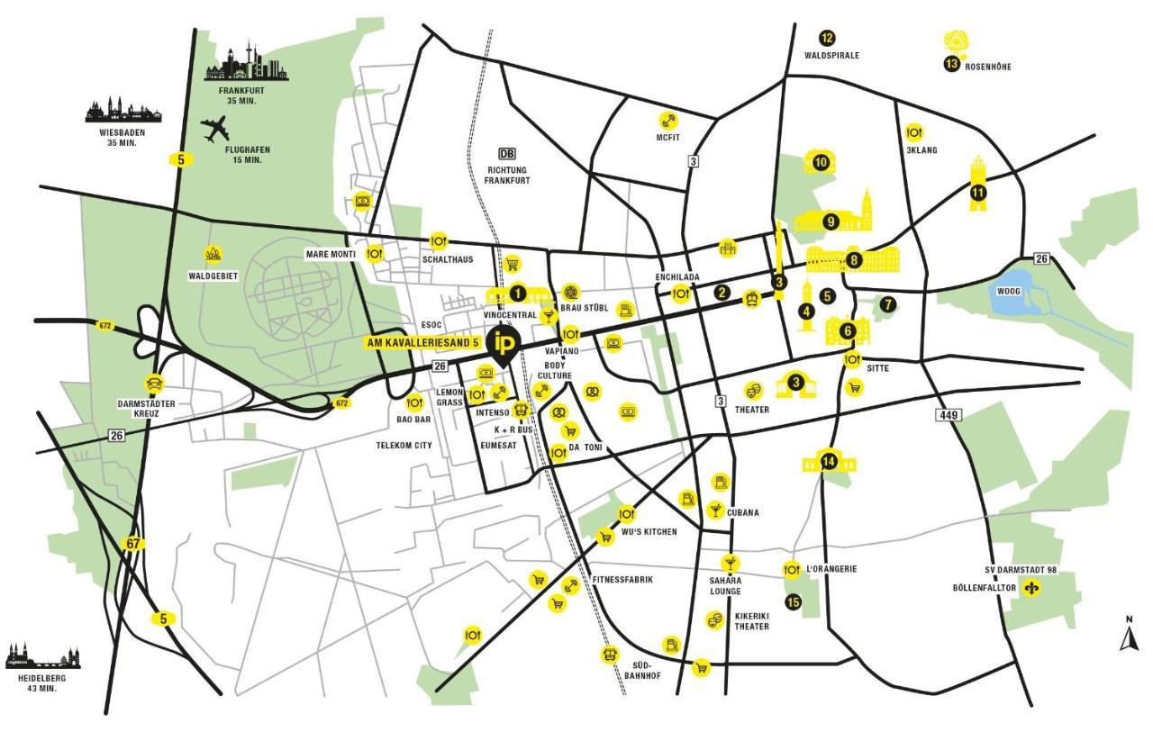 Ipartment Darmstadt Eksteriør billede